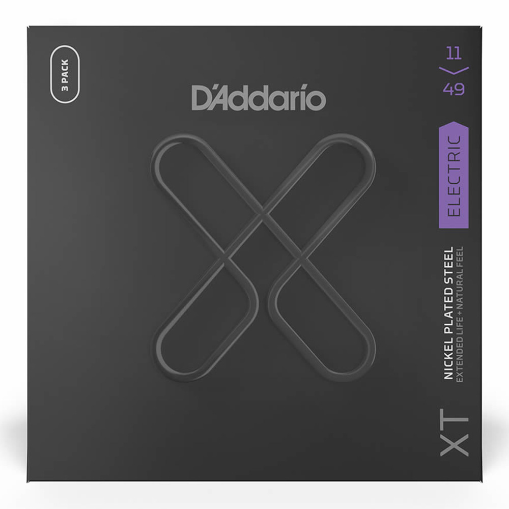 D'Addario XTE1149-3P [XT Nickel Medium 11-49][3pack]｜ミュージック