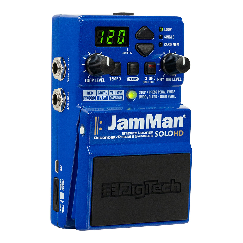 Digitech JamMan Solo ルーパー ＋ 純正AC DigiTech JamMan Solo HD Stereo Looper Pedal | Sweetwater