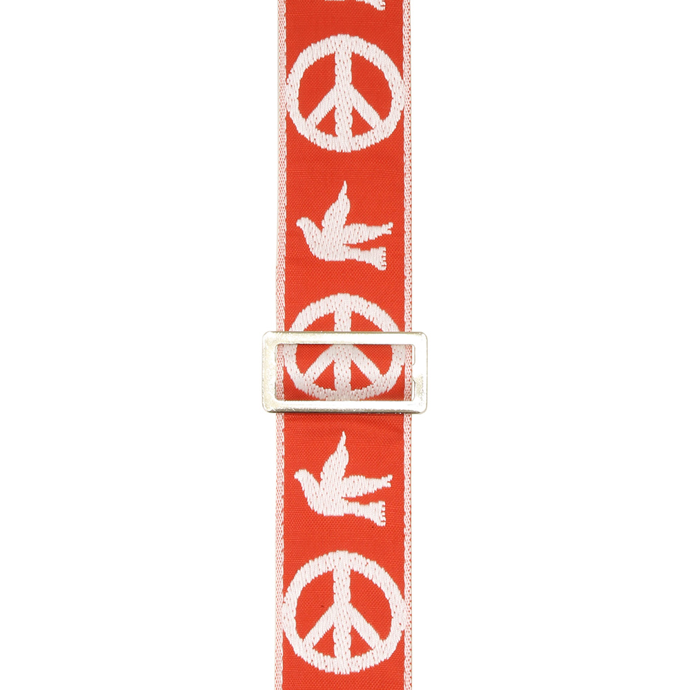 D'Andrea Ace Guitar Straps ACE-6 Red -Peace Dove-｜ミュージックランドKEY