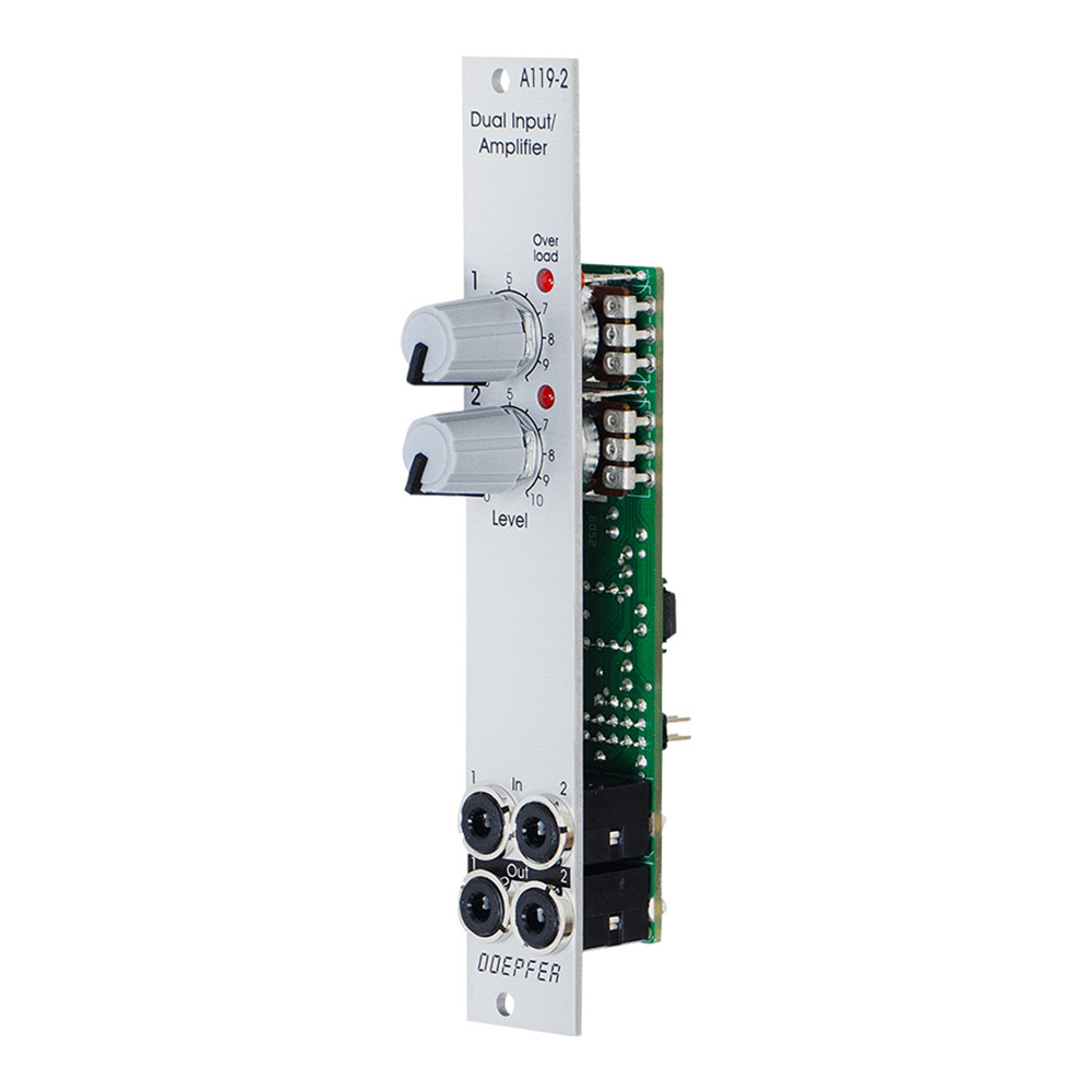 鍵盤楽器 Doepfer A-119-2 Dual Input Amplifier Doepfer A-119-2 Dual External Input / Amplifier｜ミュージックランドKEY