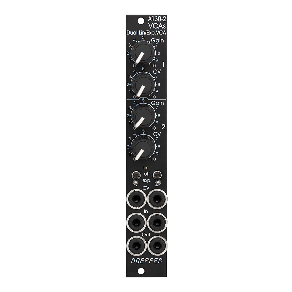 Doepfer A-130-2V Dual Linear/Exponential VCA｜ミュージック
