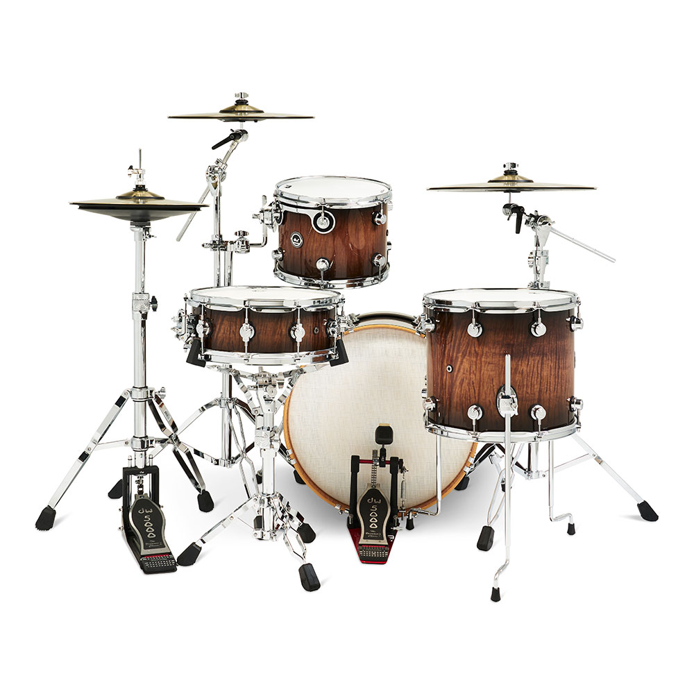 dw DWe 4-Piece Complete Bundle Kit Candy Black Burst over