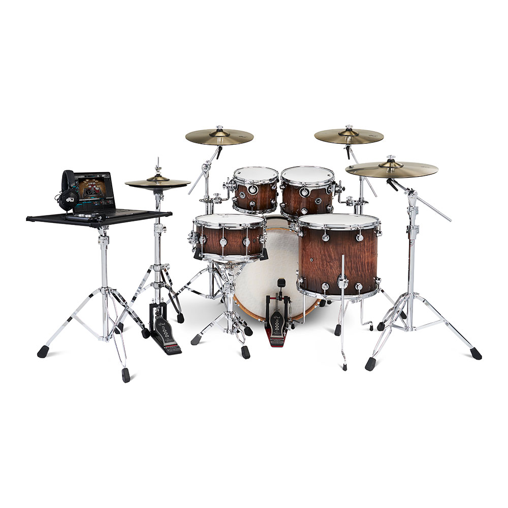 dw DWe 5-Piece Complete Bundle Kit Candy Black Burst over