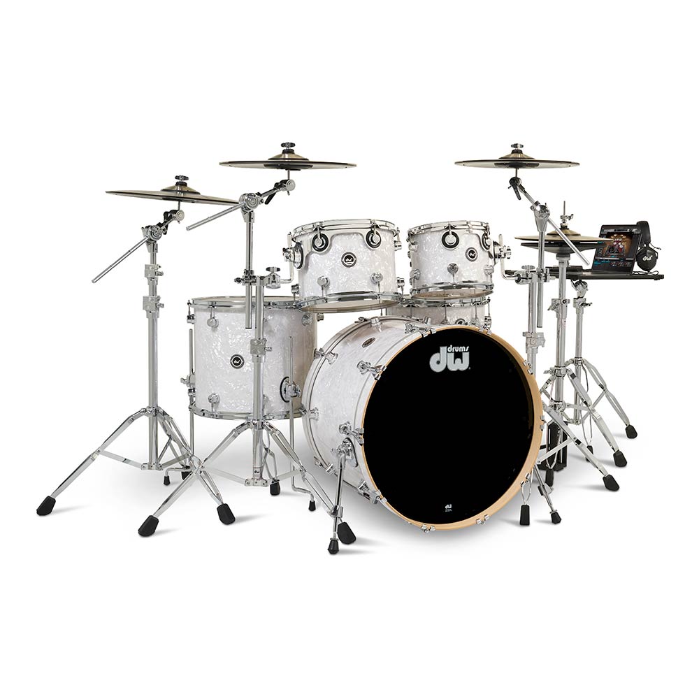 祝開店！大放出セール開催中 dw DWe 5-Piece Complete Bundle Kit White Marine Pearl パーカッション・打楽器