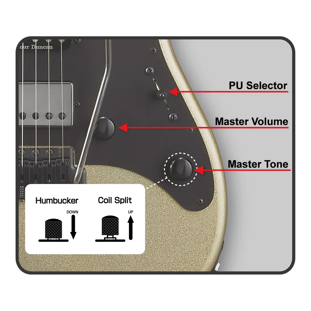 E-II SN-III FLICKER GMBK (Gun Metallic Black)｜ミュージックランドKEY