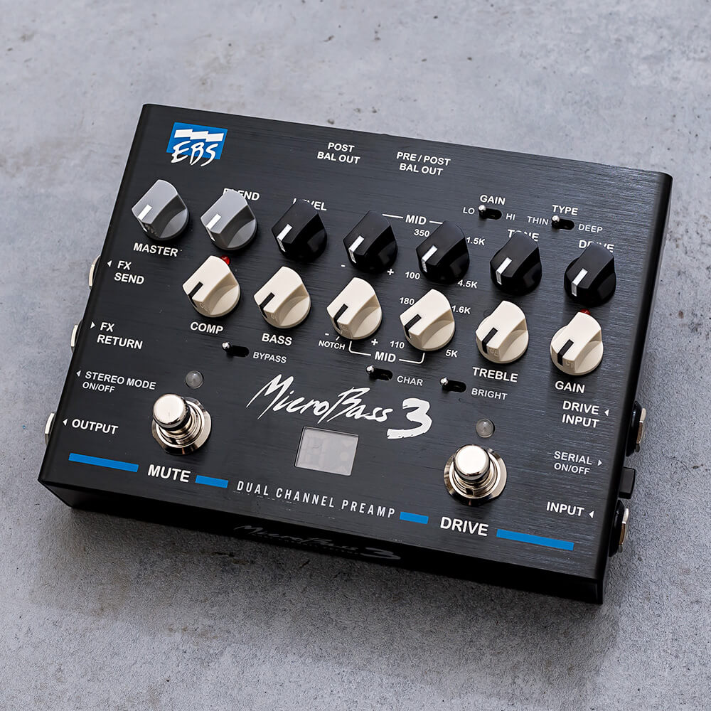 EBS MicroBass 3 Professional Outboard Preamp｜ミュージックランドKEY