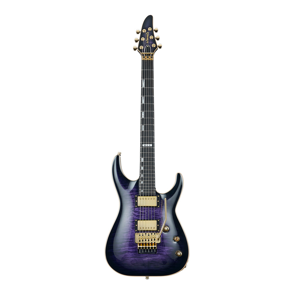 レイフィールド　Rayfield エレキギター パープル EDWARDS E-HORIZON-FR Midori Custom Royal Amethyst Sunburst