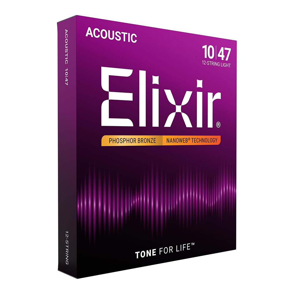 Elixir NANOWEB #16152 PHOSPHER BRONZE Light 12-String 10-47｜ミュージックランドKEY