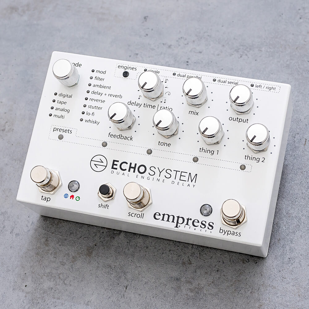 Empress Effects Echosystem Dual Engine Delay｜ミュージック