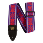 ERNIE Ball Royal Flush Red Jacquard Strap ギターストラップ