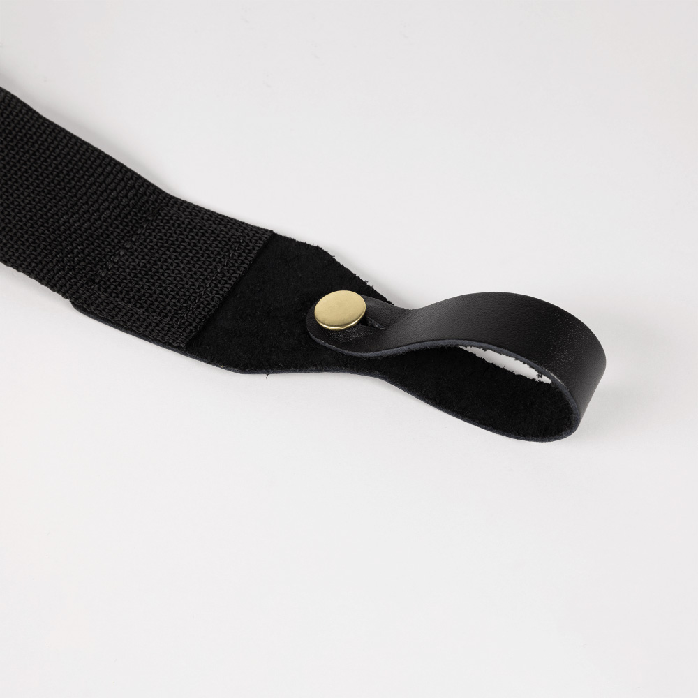 ブラック アコースティックギター ストラップ付き ERNIE BALL #5365 Acoustic Guitar Strap - Black｜ミュージックランドKEY