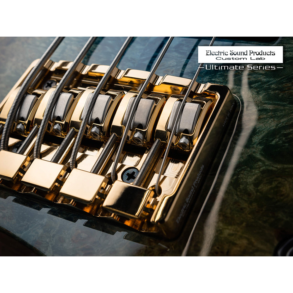 ESP Custom Lab BB20-5 Brass -KUSABI- Gold｜ミュージックランドKEY