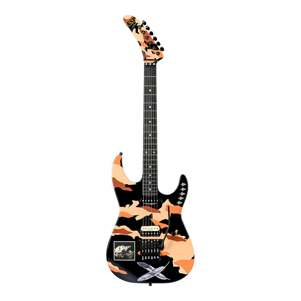 神風ギターステッカーKAMIKAZE George lynch. ジョージリンチ