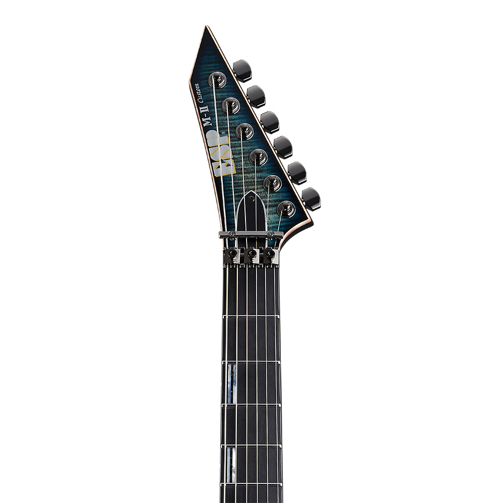 ESP M-II CTM FR/FM BKAQBC (Black Aqua Burst C w/Blue Pearl Black