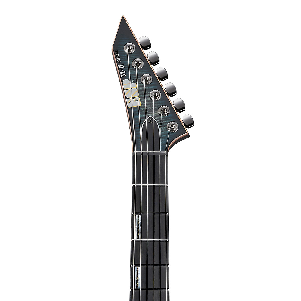 ESP M-II CTM NT/FM BKAQBC (Black Aqua Burst C w/Blue Pearl Black