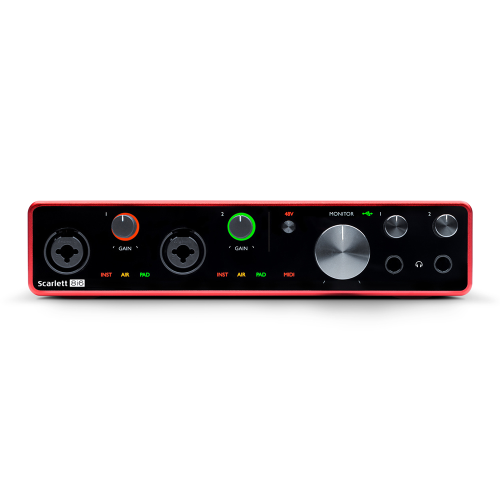 Focusrite Scarlett 8i6 3rd Gen｜ミュージックランドKEY