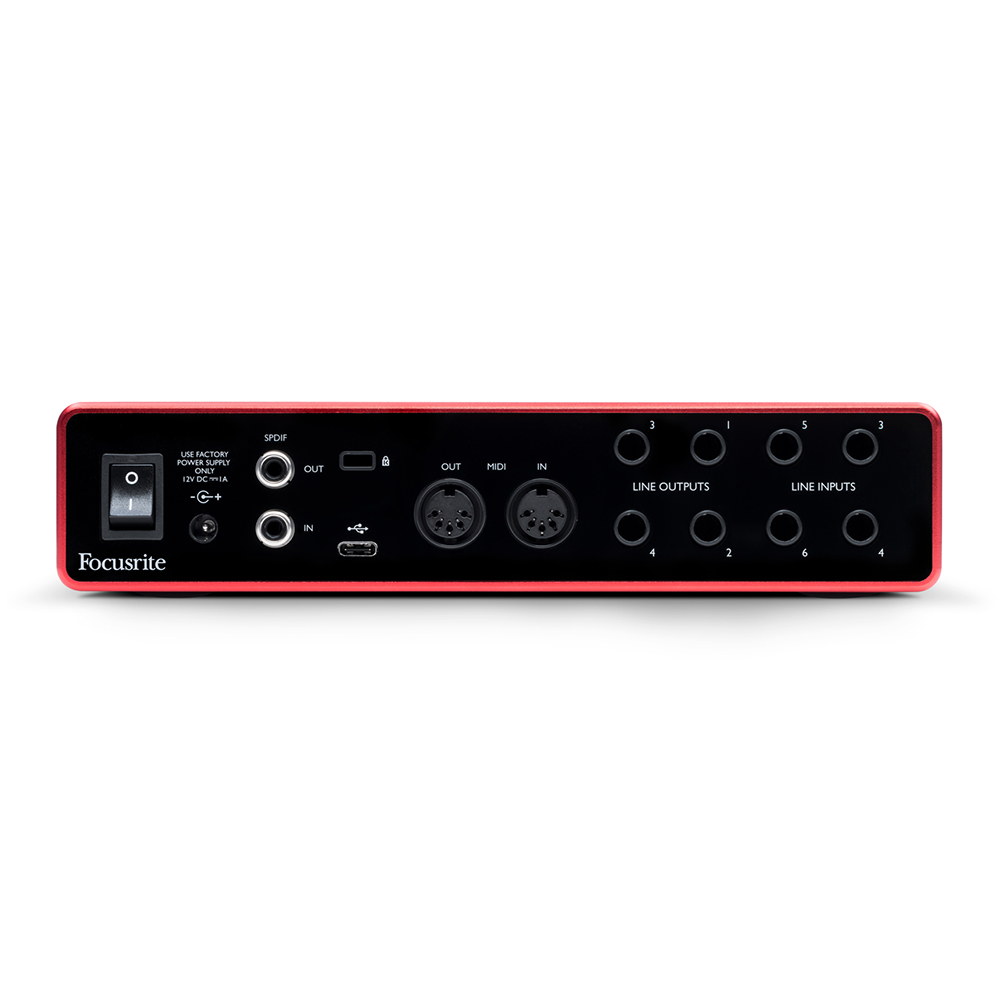 Focusrite Scarlett 8i6 3rd Gen｜ミュージックランドKEY