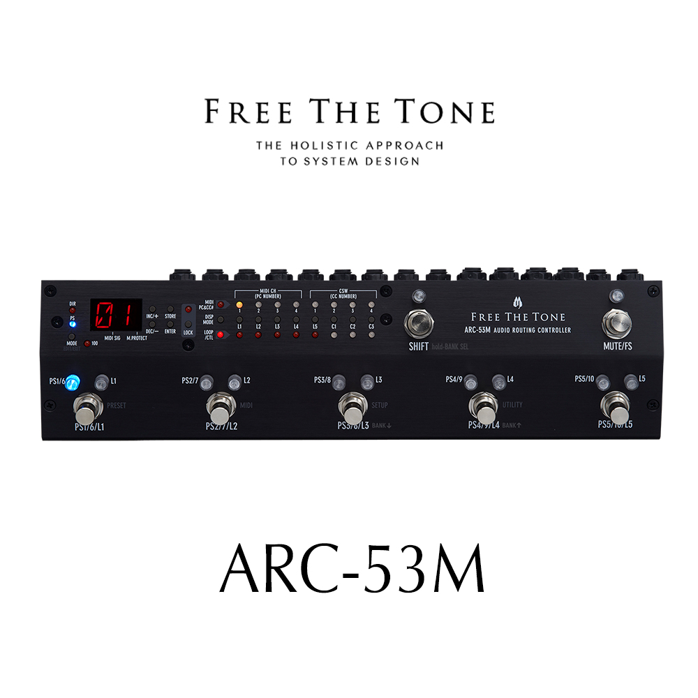 Free The Tone ARC-53M(B) Audio Routing Controller｜ミュージックランドKEY