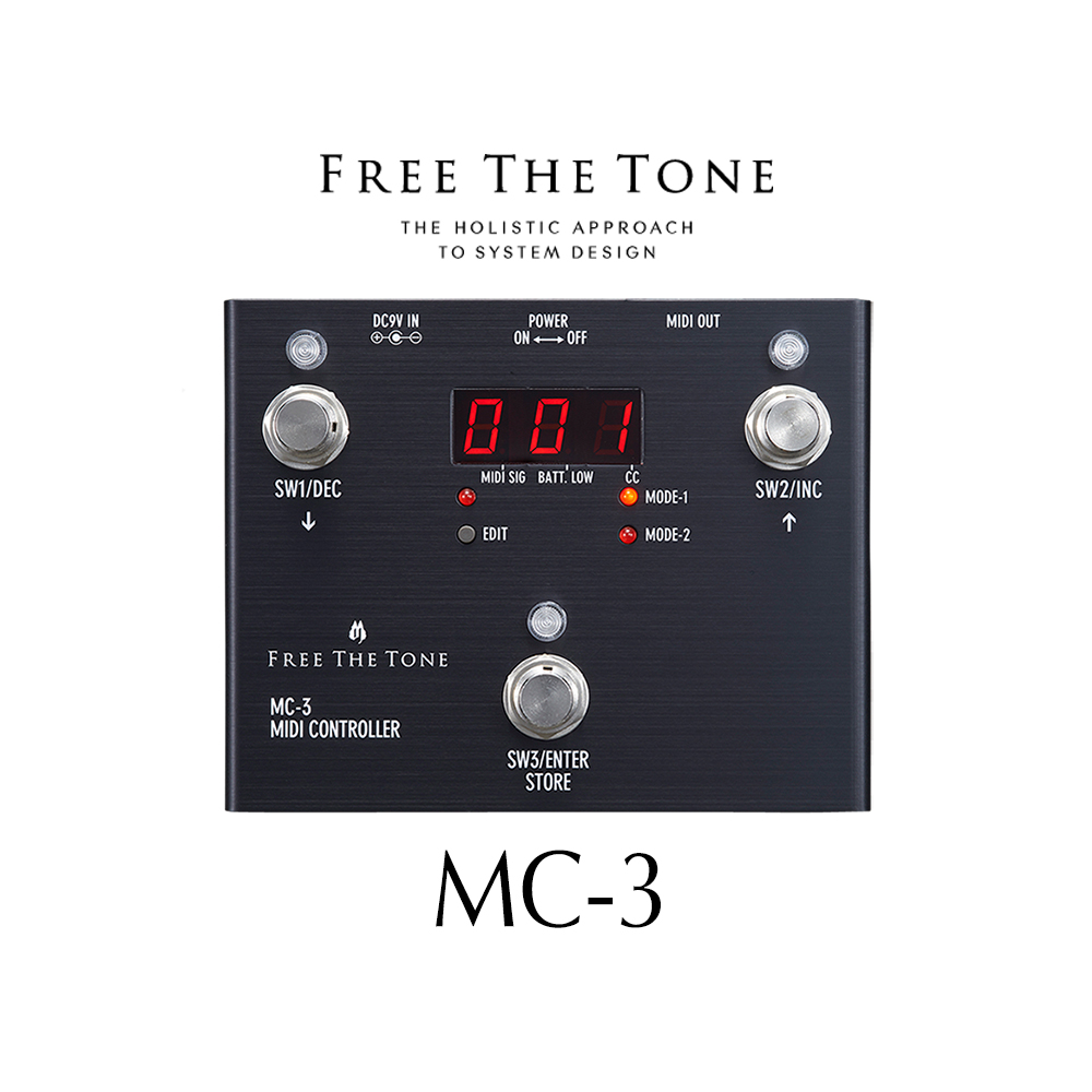 Free The Tone MC-3 MIDI Controller｜ミュージックランドKEY