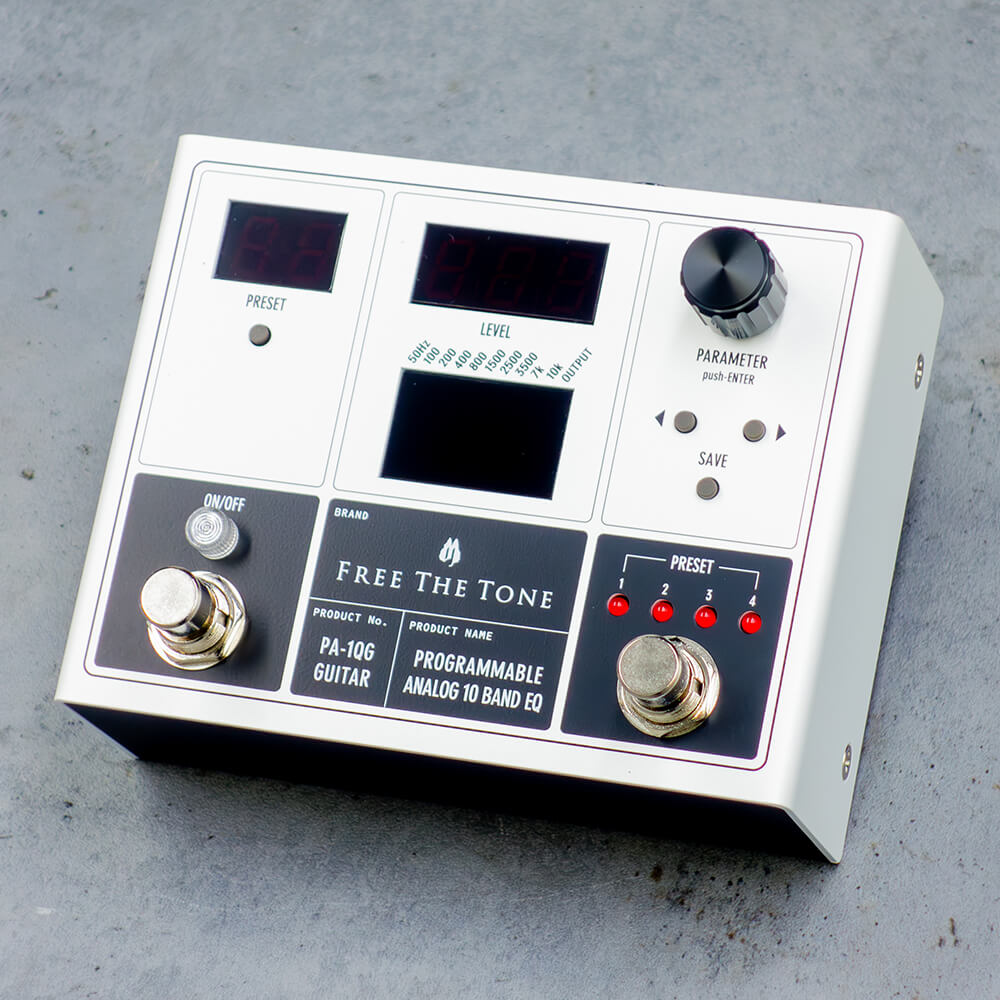 ギター Free the tone PA-1QG Free the Tone Unveils Programmable Analog 10-Band EQ