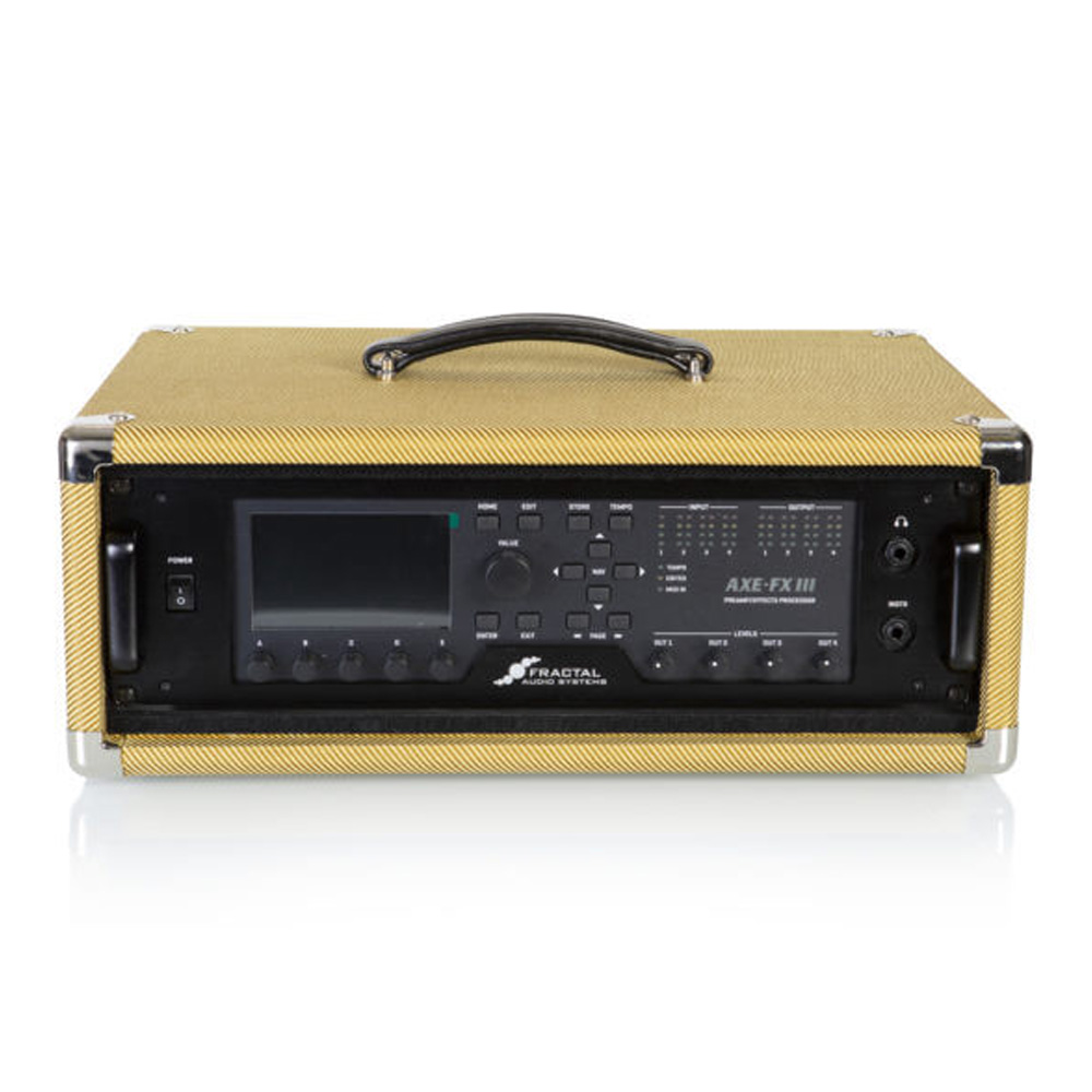 GATOR GR-RETRORACK-3TW アンプ風ラックケース（3U