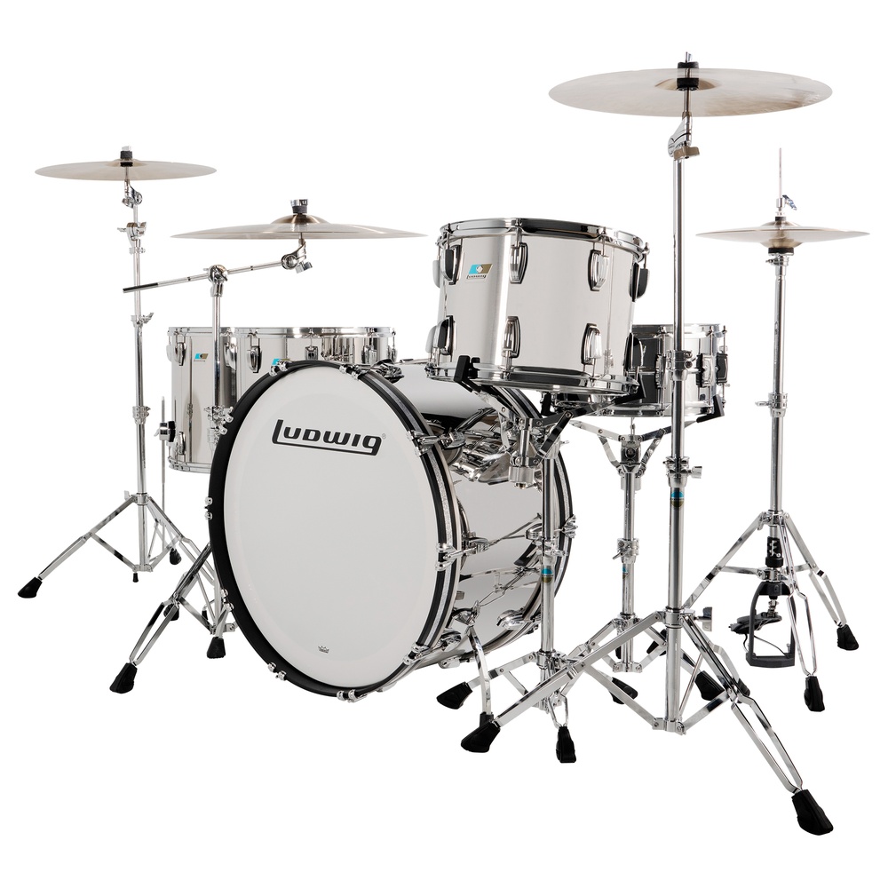 Ludwig Limited Edition Stenless Steel Drum Shell Pack 