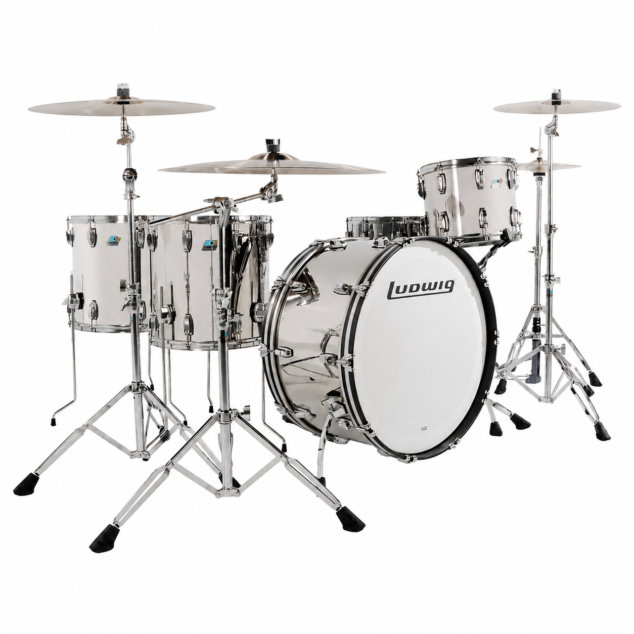 Ludwig Limited Edition Stainless Steel Drum Shell Pack 