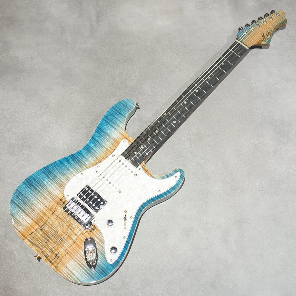 infinite Trad Fullsize ST See through Blue burst #2291