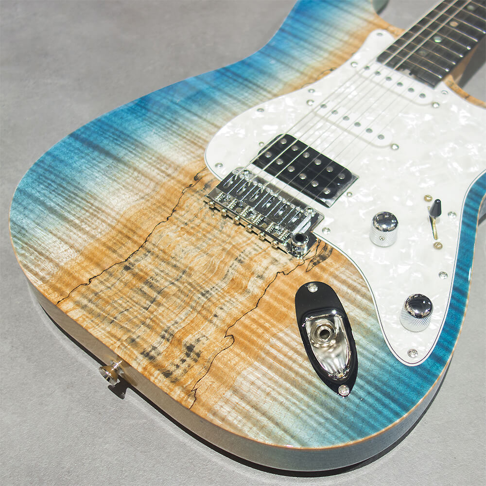 infinite Trad Fullsize ST See through Blue burst #2291