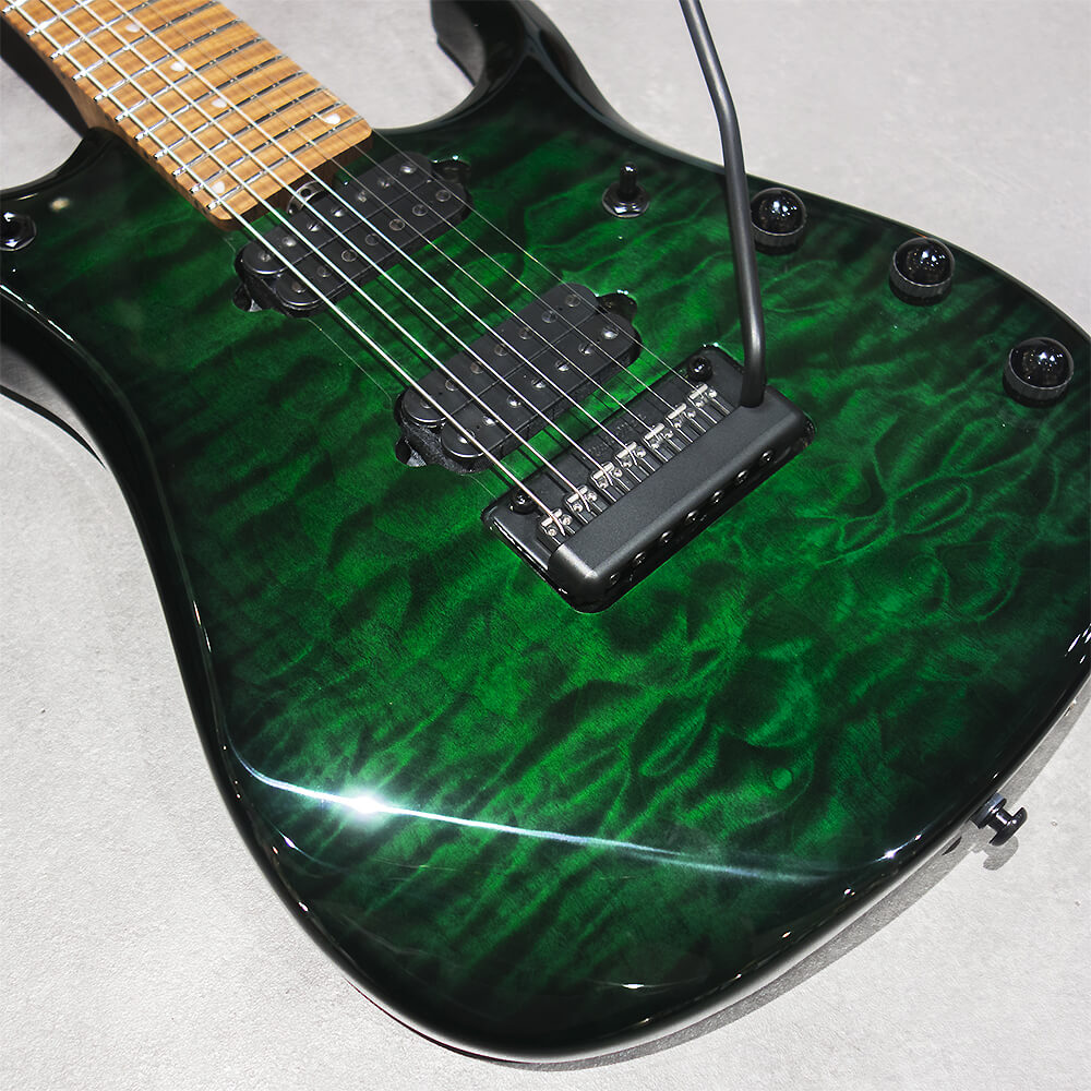 MUSIC MAN JP15-7 M GREEN TIGER EYE QUILT｜ミュージックランドKEY