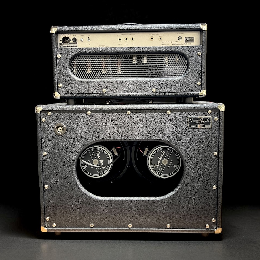 TWO ROCK Silver Sterling Signature Head Black+2x12 Cabinet