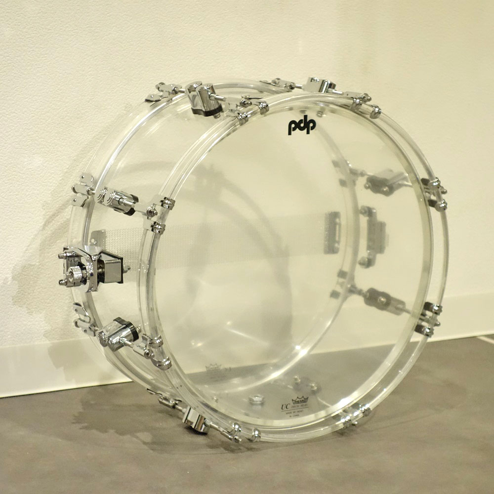 ドイツ製スネア アクリル pdp by dw Acrylic Clear Drums 6-Piece Kit + Snare Set