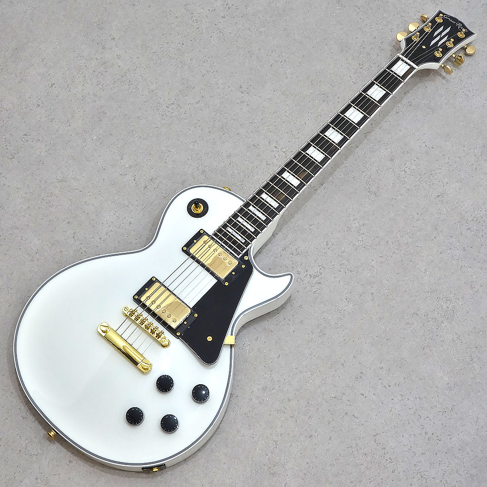 【ホワイト×ゴールド】GrassRoots エレキギター GrassRoots G-LP-CTM White｜ミュージックランドKEY