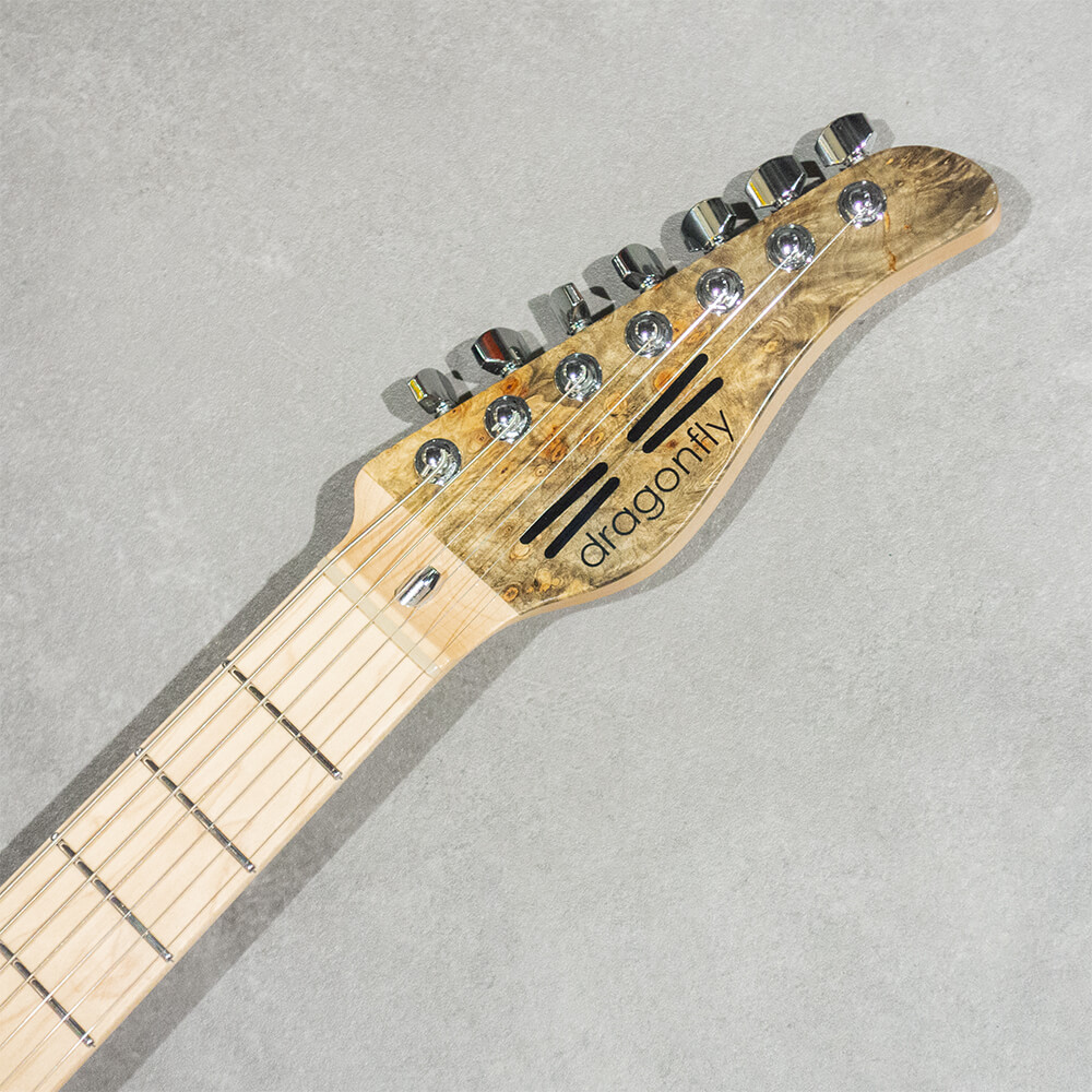dragonfly BORDER 7st Custom 666 Buckeye Burl/Ash Green Resin