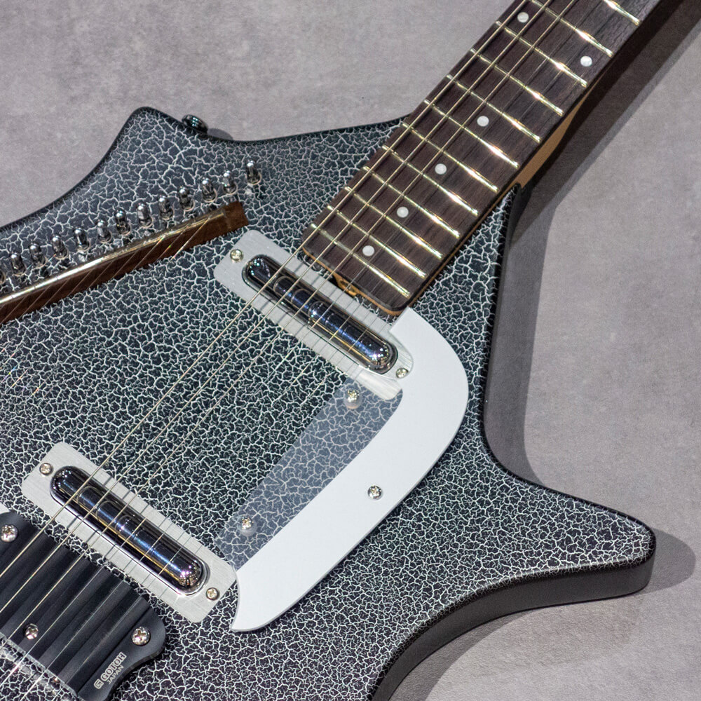 Star's Electric Sitar ELS-1 Black w/Silver Crack｜ミュージック