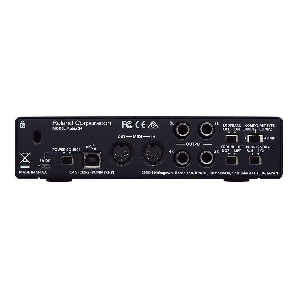 Roland Rubix24 USB Audio Interface｜ミュージックランドKEY