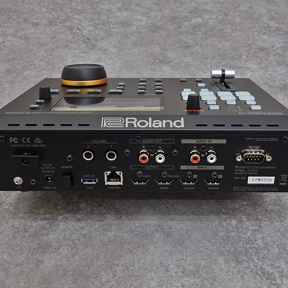Roland P-20HD VIDEO INSTANT REPLAYER｜ミュージックランドKEY