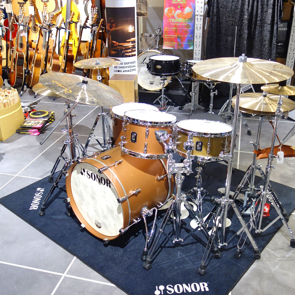 SONOR SQ1 Series Drum Shell Pack 320NMMH SCB サテン・コパー