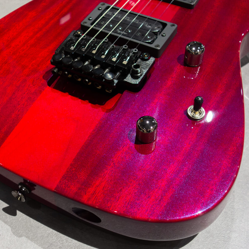 Caparison Guitars Dellinger II Prominence EF Trans.Spectrum Red