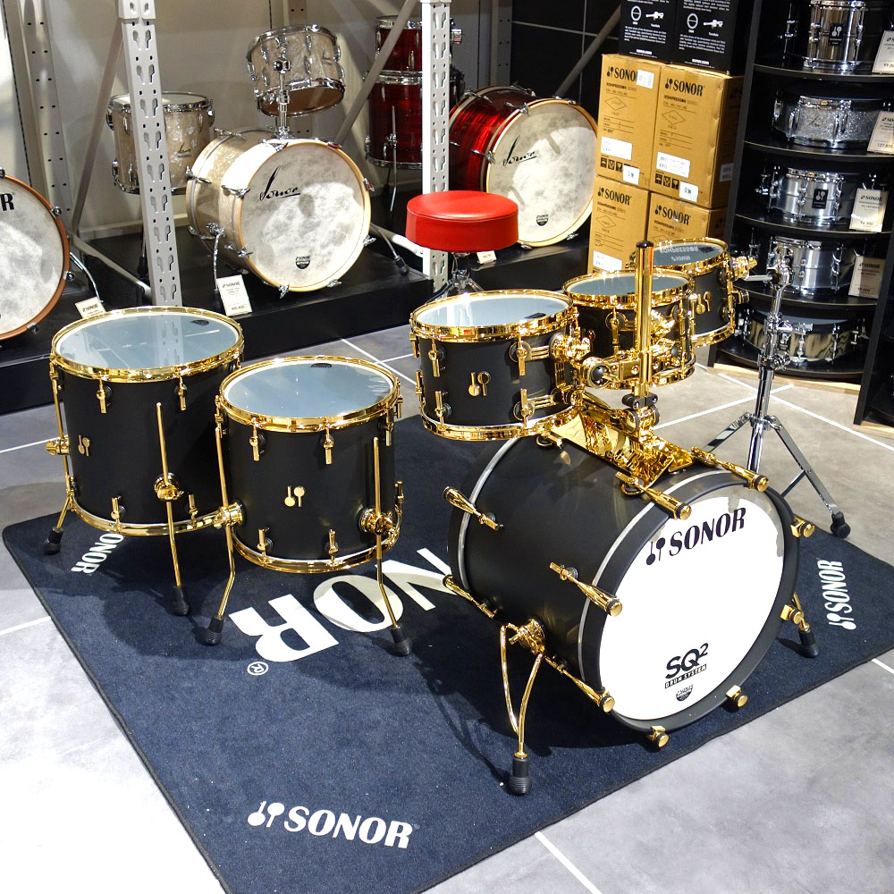 SONOR SQ2 Series Custom Order Drum Set DARK SATIN BIRCH