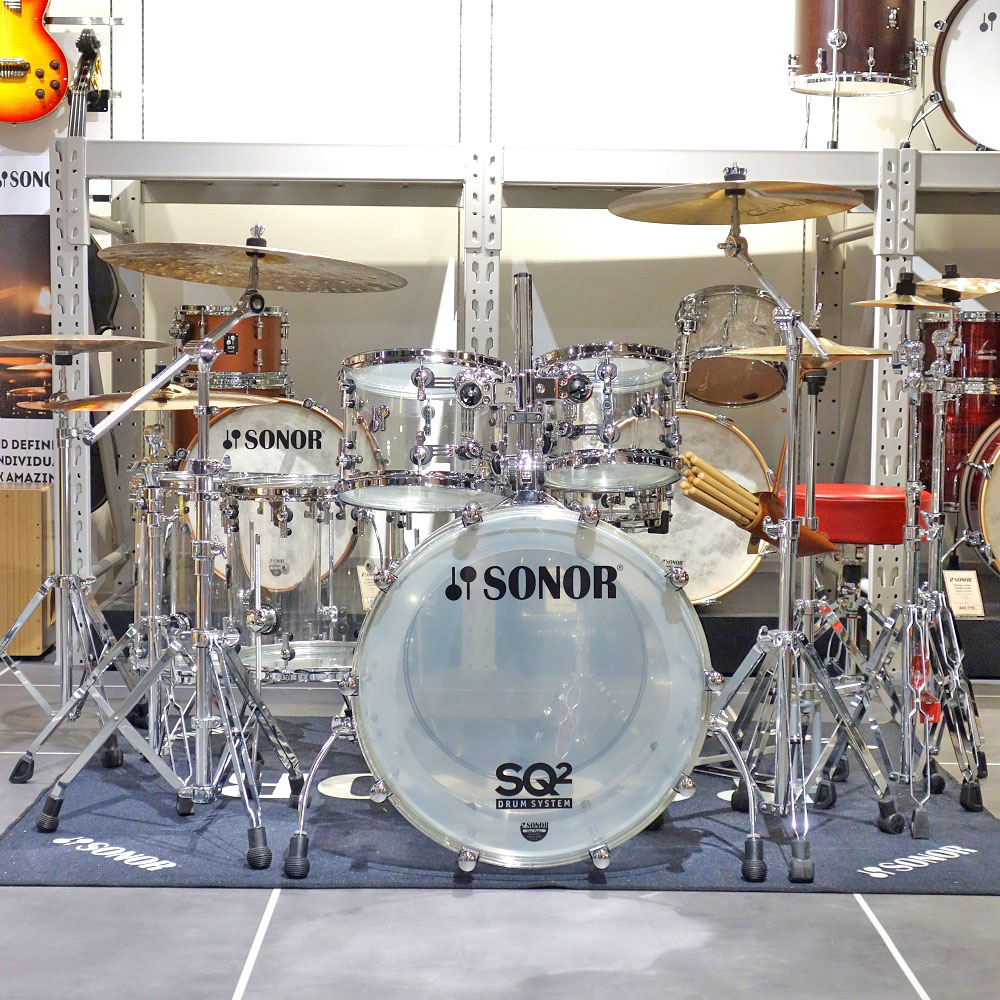 SONOR SQ2 Series Custom Order Drum Set X-RAY ACRYLIC｜ミュージック