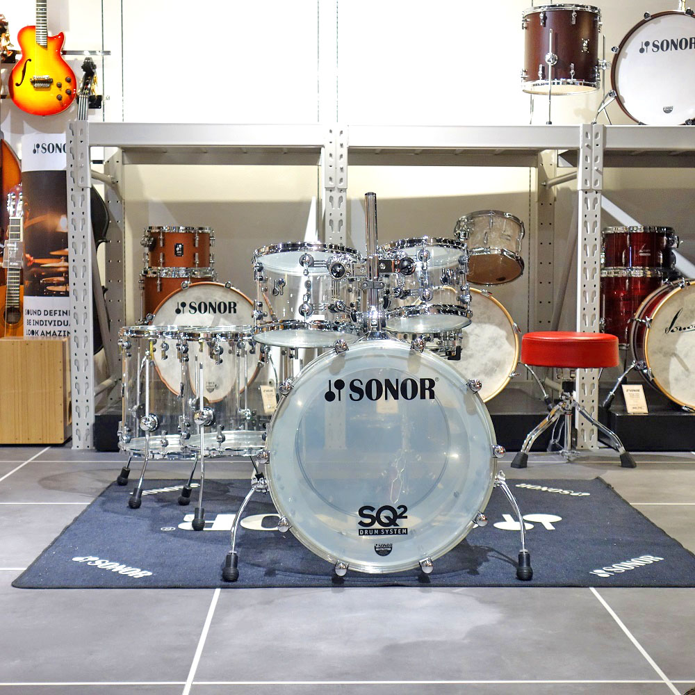 SONOR SQ2 Series Custom Order Drum Set X-RAY ACRYLIC｜ミュージックランドKEY