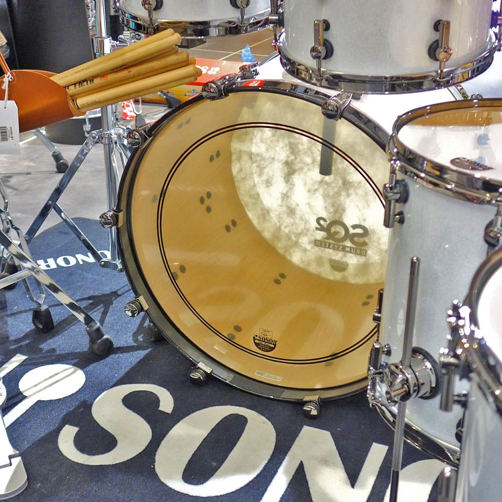 SONOR SQ2 Series Custom Order Drum Set WHITE SPARKLE MAPLE