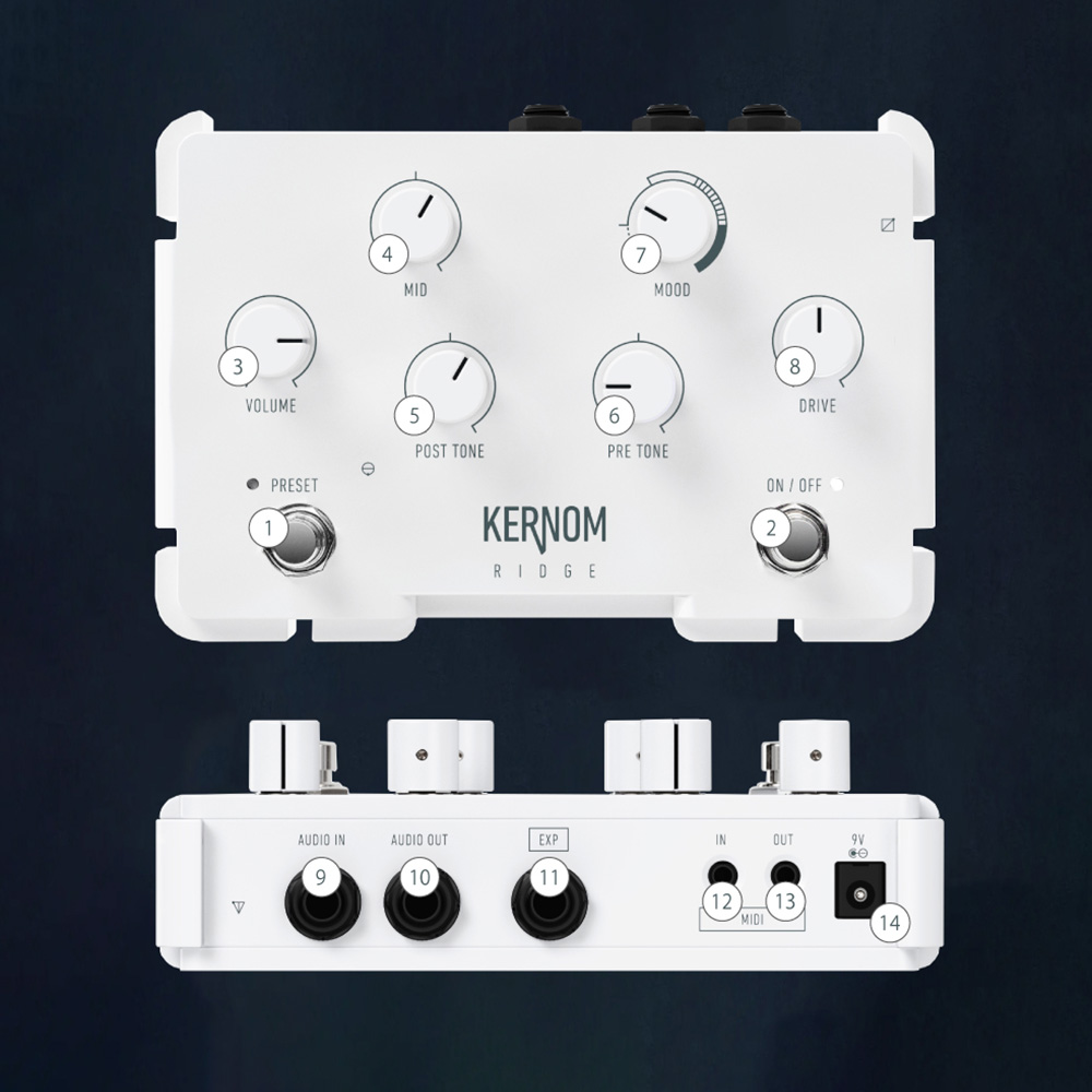 KERNOM エフェクター RIDGE KERNOM RIDGE｜ミュージックランドKEY