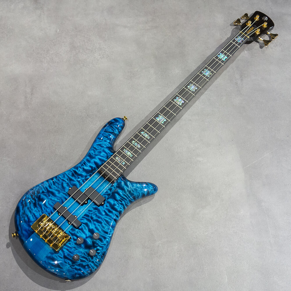 Spector USA Custom Shop NS-2 QM/QM M/EB EMG PJ-X Blue Top-Black Back Gloss  #1738｜ミュージックランドKEY