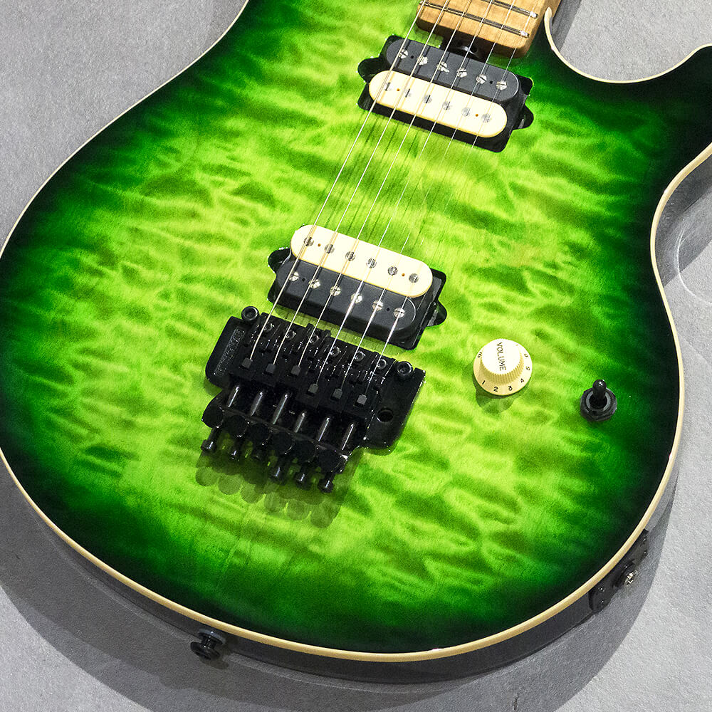 MUSIC MAN Axis Matcha Quilt Roasted Maple Neck｜ミュージック