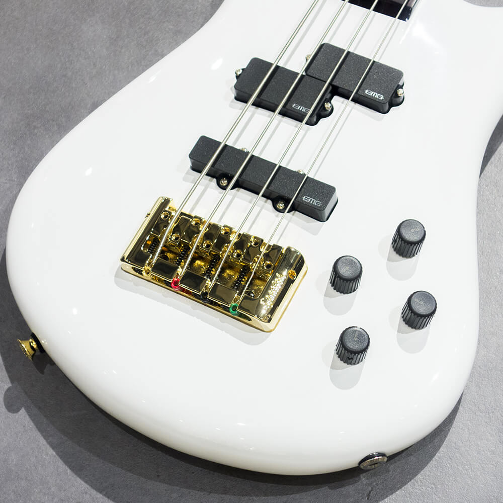 Spector Euro 4 Classic Gloss Solid White｜ミュージックランドKEY