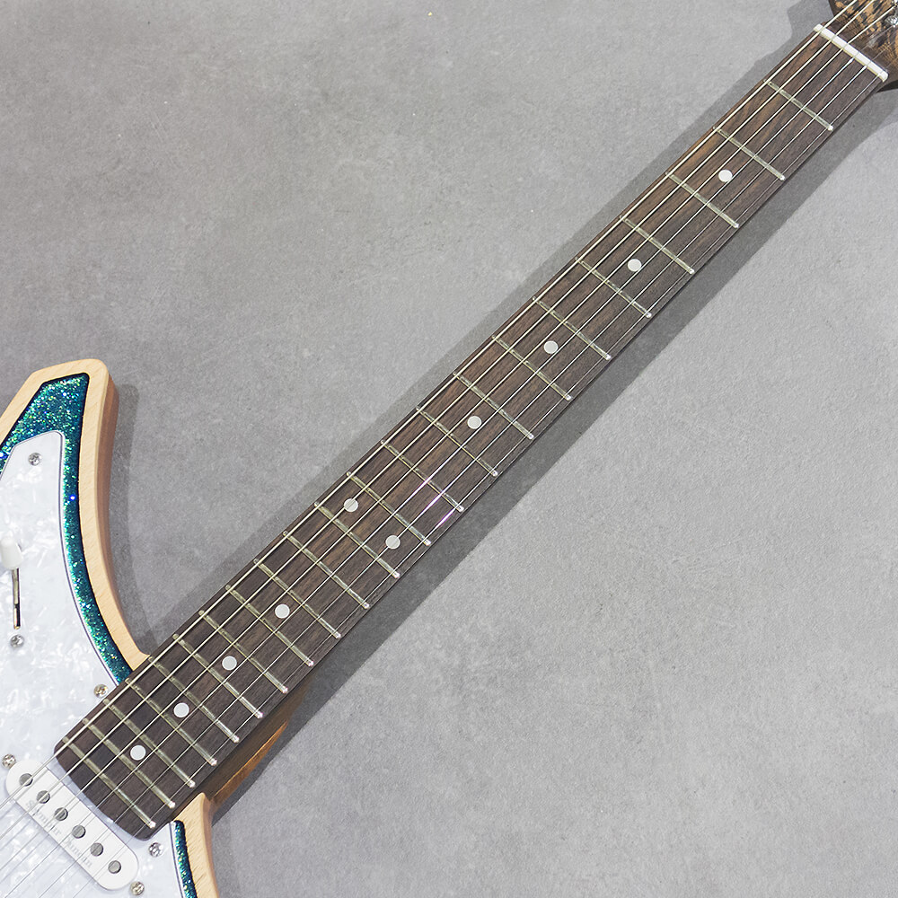 Cream Guitars Revolver Deluxe WG/R CH Blue Green Glitter