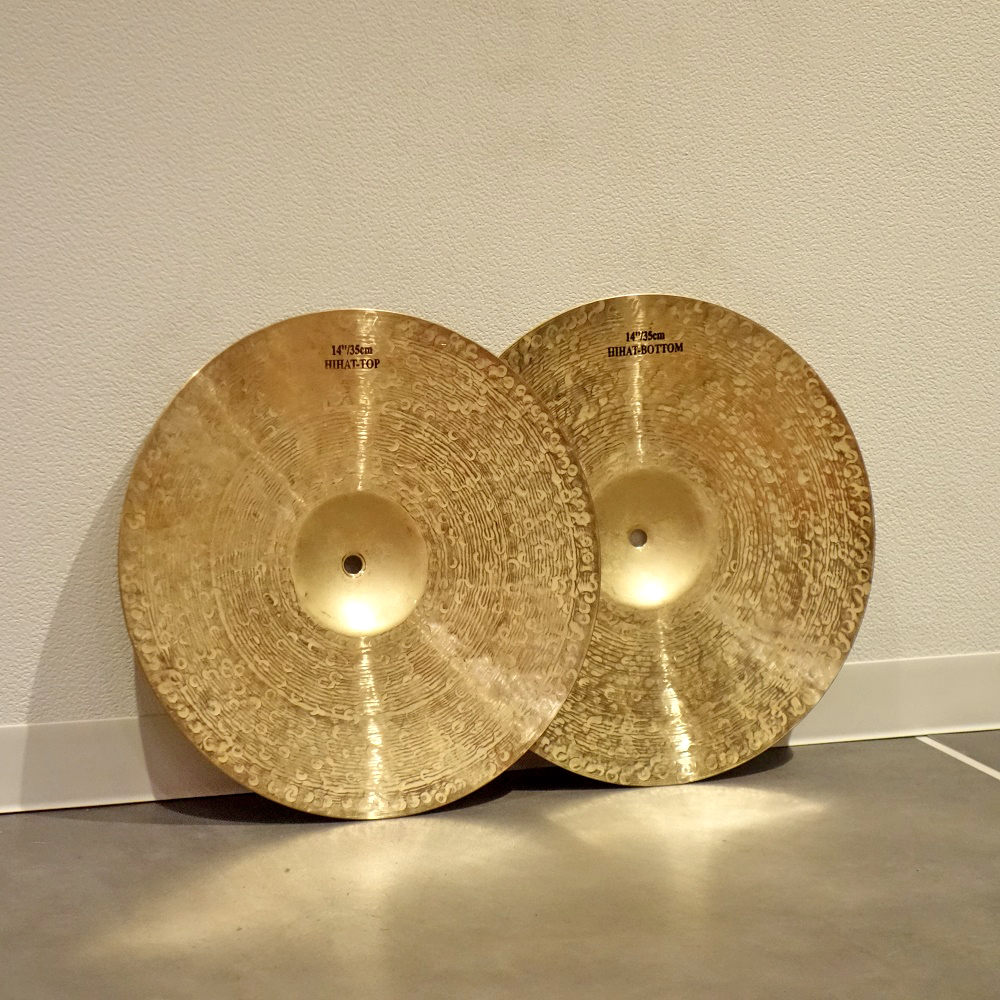 Turkish ターキッシュ ハイハット シンバル TU-CL14HL 14インチ ライト ペア Classic 14″ Hihat Light Pair クラシックシリーズ ターキッシュシンバル TU-CL14HL - コマキ通商ウェブ