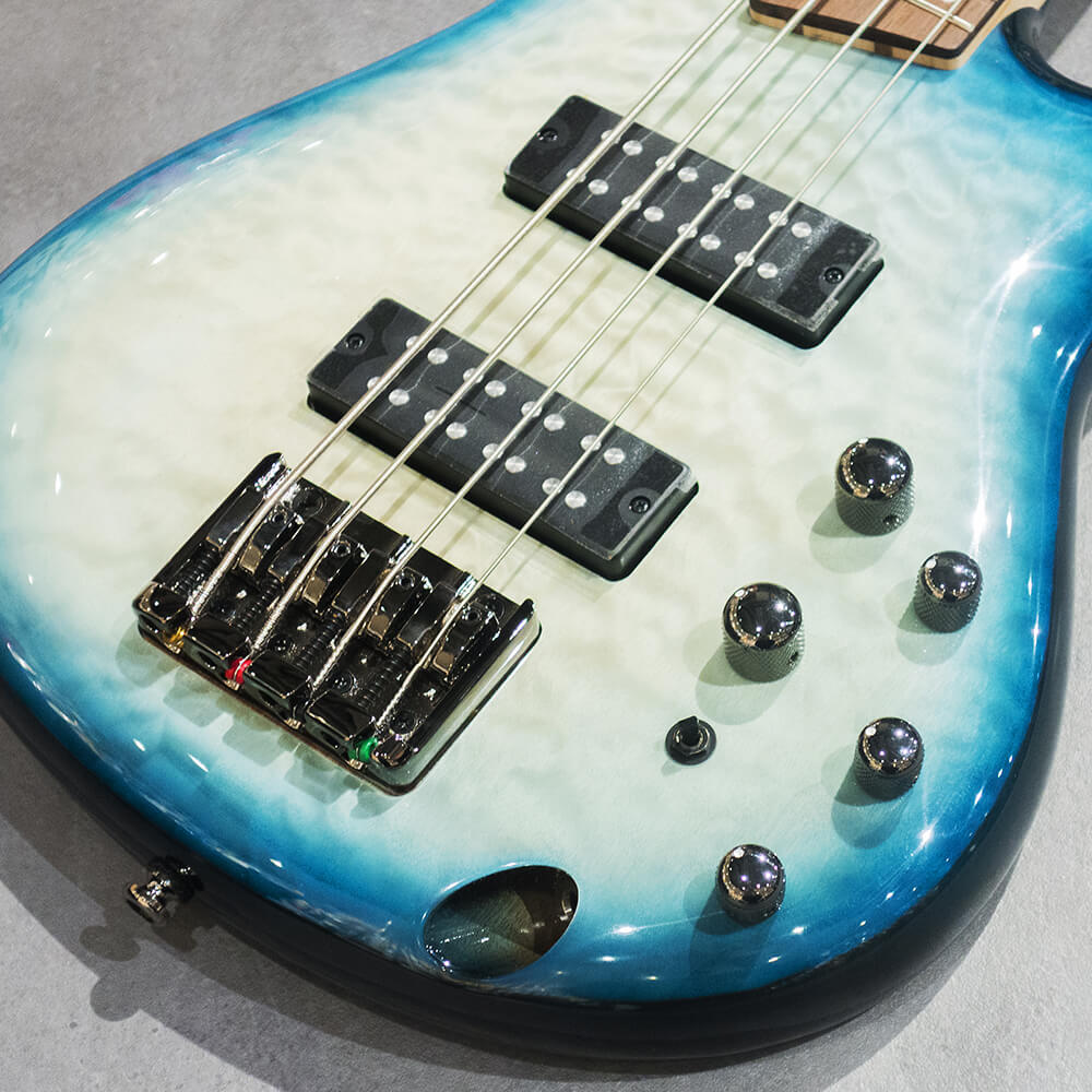 ベースギター ベース Ibanez sr400 美品 Ibanez SR Standard SR400EQM-SCB (Stained Cosmic Blue